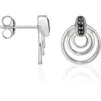 Orphelia Damen 925 Sterling Silber Ohrstecker - Silber ZO-5023