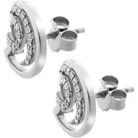 Orphelia 'Elaine' Ohrstecker für Damen, 925er Sterlingsilber – Silber ZO-7084