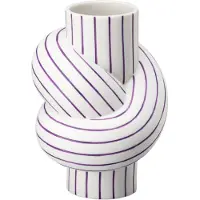 Rosenthal Node Stripes - Plum - Vase 12 cm