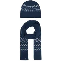 GUESS Set Schal und Mütze W5PZ18 Z3LQ0 Dunkelblau