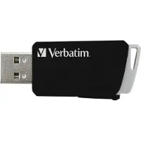 Verbatim Store ''n'' Click - USB-Stick, USB 3.2 GEN1 32 GB - Schwarz, 32 GB, USB Typ-A, 3.2 Gen 1 (3.1 Gen 1), 80 MB/s, Dia, Schwarz