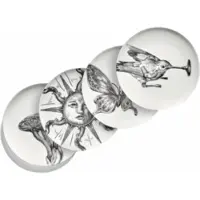 Serax Frühstücksteller Unity White 12 cm (4er-Set)