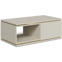 Vicco Couchtisch Linette Cashmere 90 x 50 cm mit Schublade, Model 57968