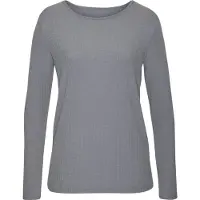 Vivance Langarmshirt "mit modischer Rippstruktur" aus weichfließender Qualität mit Viskose