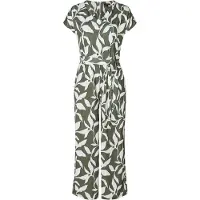 More & more Jumpsuit in Khaki/ Weiß - 36
