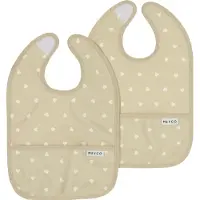 Meyco Baby Sweet Heart 24x33 Cm Lätzchen 2 Einheiten