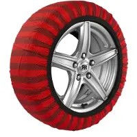 ISSE Auto-Schneeketten Classic Rot Textil Größe 54 1186962