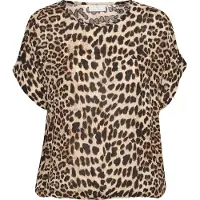 Kaffe T-Shirt Amber 10508257 Braun Relaxed Fit 36