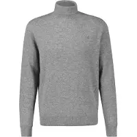 Lerros Rollkragenpullover mit Logo-Stickerei und aus Schurwolle mit Kaschmir