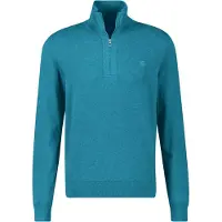 Lerros Flachstrick-Troyer in Großen Größen - Swedish Blue Melange - 4XL