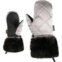 Ziener Fäustlinge Kwinzi Z Mitten Damen Metallic Silver-8.5