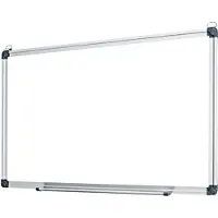 Décoshop26 - 50 x 35 cm Whiteboard Wandtafel mit abnehmbarer Ablage magnetisches Whiteboard mit Aluminiumrahmen 20_0001227