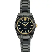 Versace Uhr Damen DV One Mini Schwarz Keramik VE9F00124