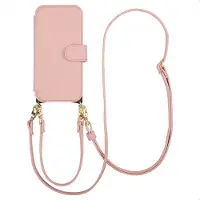 Selencia Apple iPhone 17e / 16e Hülle - Kunstleder - - Klapphülle/Hülle mit Band - Rosa