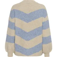 Kaffe Strickpullover KAverana Baggy fit beige