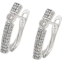 NAEMI Women Earrings in Silver | Gr.: onesize