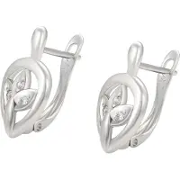 Faina Women Drop Earrings in Silver | Gr.: onesize
