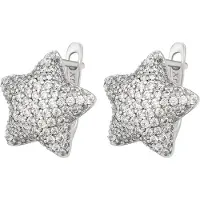 NAEMI Women Earrings in Silver | Gr.: onesize