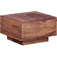 FineBuy Nachtschrank Braun