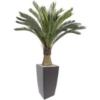 Creativ Green Kunstpalme "Cycaspalme" im Kunststofftopf