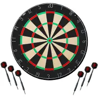Winsport Karella, Dartboard "BullOut" inkl. 2 Satz Darts, 45 cm