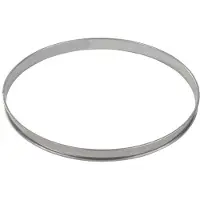 Gobel - Tortenring, hoch - Edelstahl - gerollte Ränder - Stärke 4/10 - Ø 320 mm H 27 mm - 834994