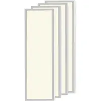 LumenXL LED Panel Set 4 Stück, 120x30cm, 30W, 3000K - 114lm/W