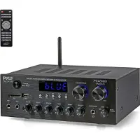 Pyle Hifi-verstärker, Verstärker Hifi Stereo, Mini Verstärker, Bluetooth Amplifier, Amp, 300W Receiver Hifi, Stereo Verstärker, Bluetooth Verstärker