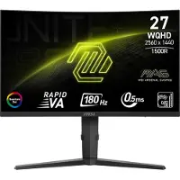 MSI MAG 275CQRF QD E2, 68,6 cm (27"), 2560 x 1440 Pixel, Wide Quad HD, 0,5 ms, Schwarz