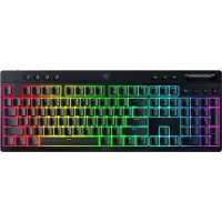 Razer BlackWidow V4 Low-Profile HyperSpeed, Verkabelt & Kabellos, USB + RF Wireless + Bluetooth, Mechanischer Switch, QWERTY, RGB-LED, Schwarz
