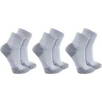 Carhartt Midweight Cotton Blend Quarter Sock 3 Pair grey (GRY) XL