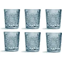 Libbey 355 ml Trinkglas Hobstar blau