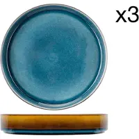Cosy & Trendy Tiefer Teller Quintana Blue 23 cm (3er-Set)