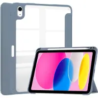 IMoshion Trifold Hardcase Klapphülle für das Apple iPad 11 (2025) 11 Zoll A16 / iPad 10 (2022) 10.9 Zoll - Violett