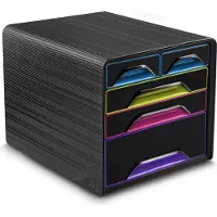 Cep Schubladenbox Smoove HAPPY 5 Schübe weiß / bunt