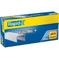 Rapid 24869000, Klammerpack, 6 mm, 5000 Heftklammern, Galvanisiertes Metall, Zink, 20 Blätter