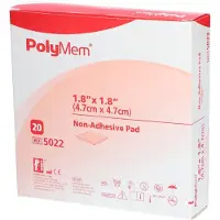 Mediset Clinical Products GmbH Polymem Wund Pad n.klebend 5x5 cm 20 St Kompressen