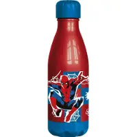 Tataway Fruchtsäfte Wasserflasche für Kinder Marvel Roter Spiderman aus Kunststoff 560 ml mit Schraubverschluss