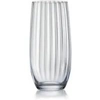TABLE PASSION hohe becher waterfall 35 cl x6 Transparent Rund Cristallin