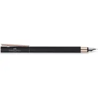 Faber-Castell Fllhalter NEO Slim Metall, schwarz/ros‚, EF