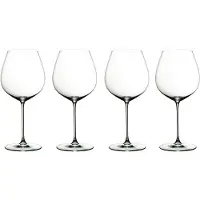 Riedel Veritas Alte Welt Pinot Noir Weinglas - Kristallglas - 738ml (25 fl oz) - 4-teiliges Set, Spülmaschinenfest