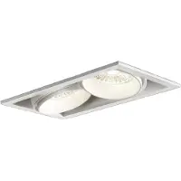 LIGHT-POINT Ghost+ 2 Einbauspots 18W 2700/3000K White - , dimmbar, Weiß, für Wohnzimmer, Metall