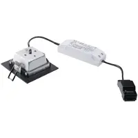 SLV 112720 FRAME BASIC LED Set Downlight mattschwarz 6W 3000K inkl. Treiber