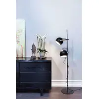 Halo Design D.C Stehleuchte 2L Ø18 White/Oak - , Weiß, für Wohnzimmer, Glas