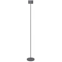 Blomus Farol Portable Stehleuchte Warm Gray - , Grau, für Terrasse, Aluminium