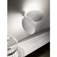 Lodes Puzzle LED-Wand-/Deckenlampe, weiß, 2700K, Ø 11,5 cm - , dimmbar, Weiß, für Wohnzimmer, Metall
