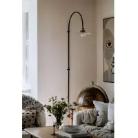 Globen Lighting Cobbler 150 Wandleuchte Clear - , COBBLER, Transparent, für Wohnzimmer, Metall, Vintage