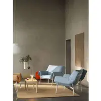 Muuto Ease Portable Tischleuchte Grey - , dimmbar, Grau, für Wohnzimmer, Kunststoff