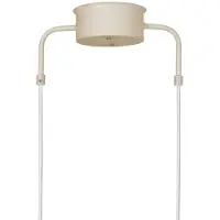 Globen Lighting Hängelampe CURVE 5, dimmbar, creme / amber, für Wohn- / Esszimmer, Metall, Vintage, Pendelleuchte
