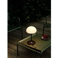 Nordlux Tischlampe Sponge Schwarz mit Weiß wiederaufladbar